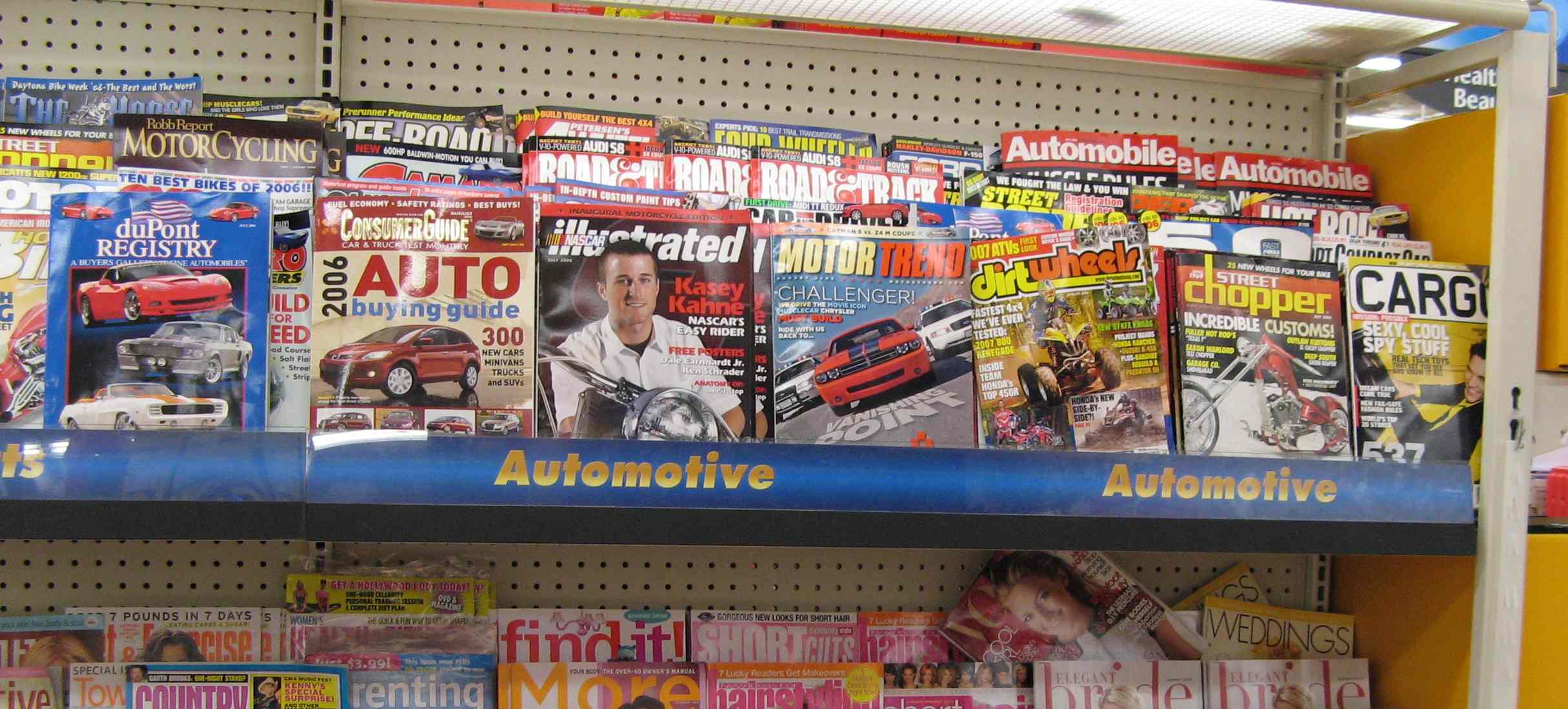 The magazines of WalMart Dangerous Intersection